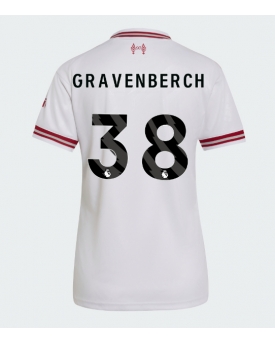 Liverpool Ryan Gravenberch #38 Maglia Gara Trasferta Repliche 2026-27 Donna Maniche Corte